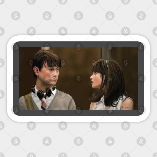 500 days of summer Sticker by Saryetta